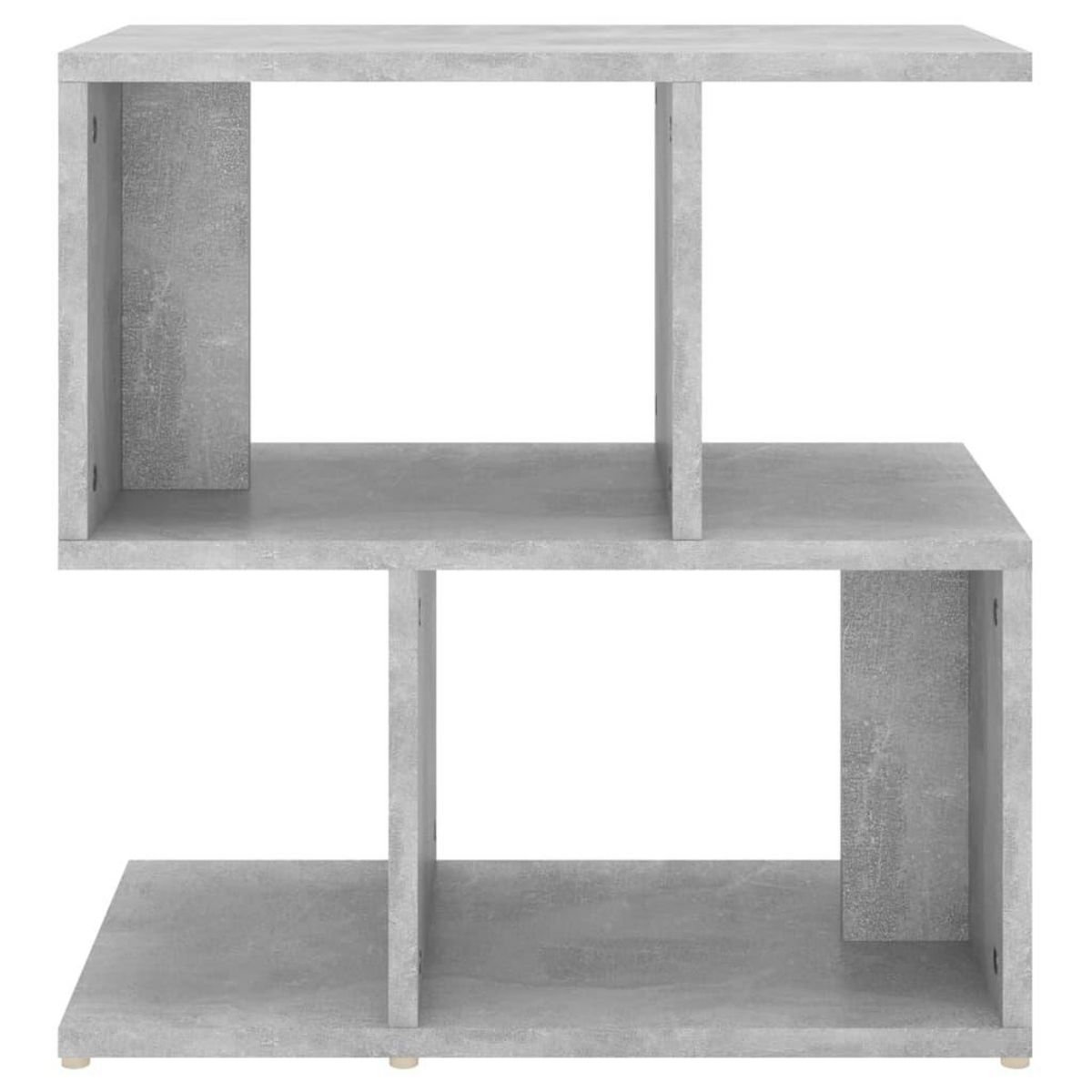 VIDAXL Tables de chevet 2pcs gris beton 50x30x51,5cm bois d'ingenierie