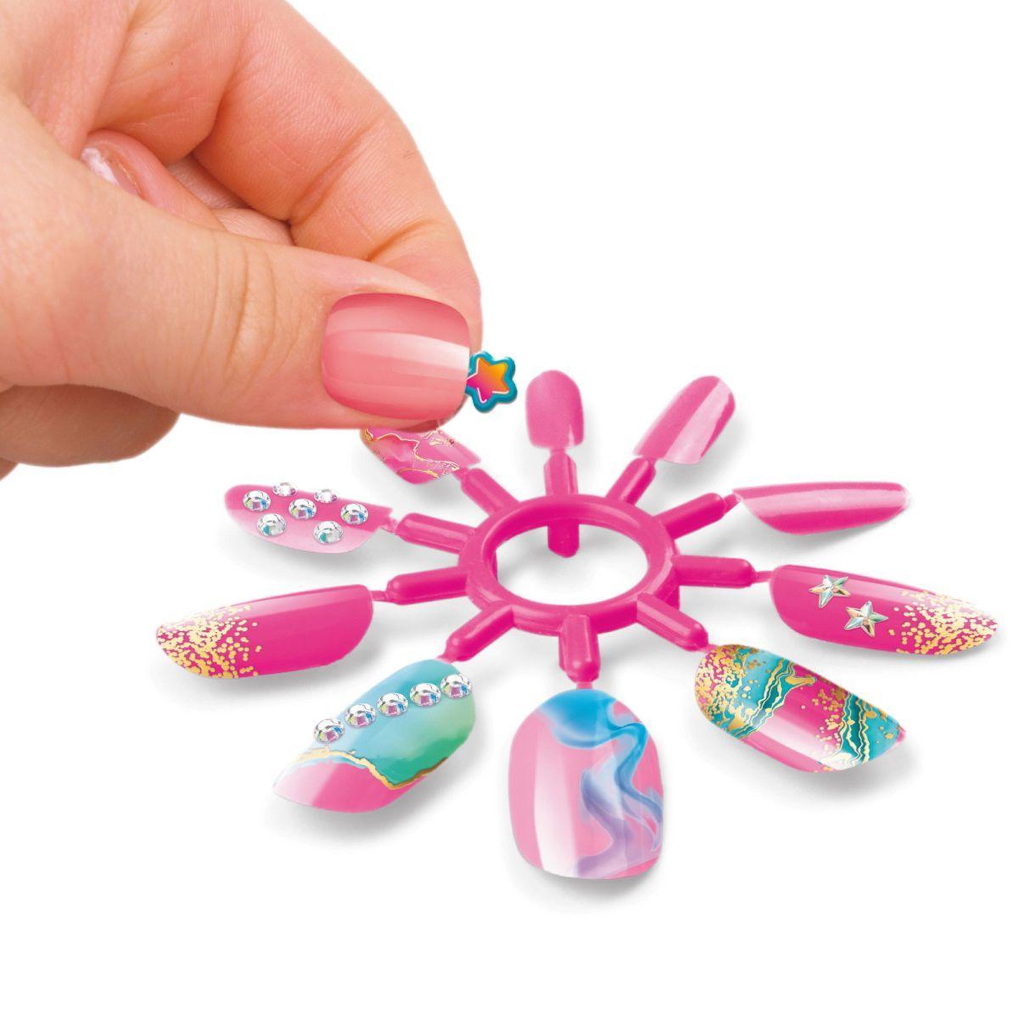 Voir la diapositive 3 : Lexibook Kit de Nail Art Stylé