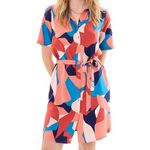 Pieces Robe Chemise Rose/ Femme Pieces Canisty. Coloris disponibles : Bleu