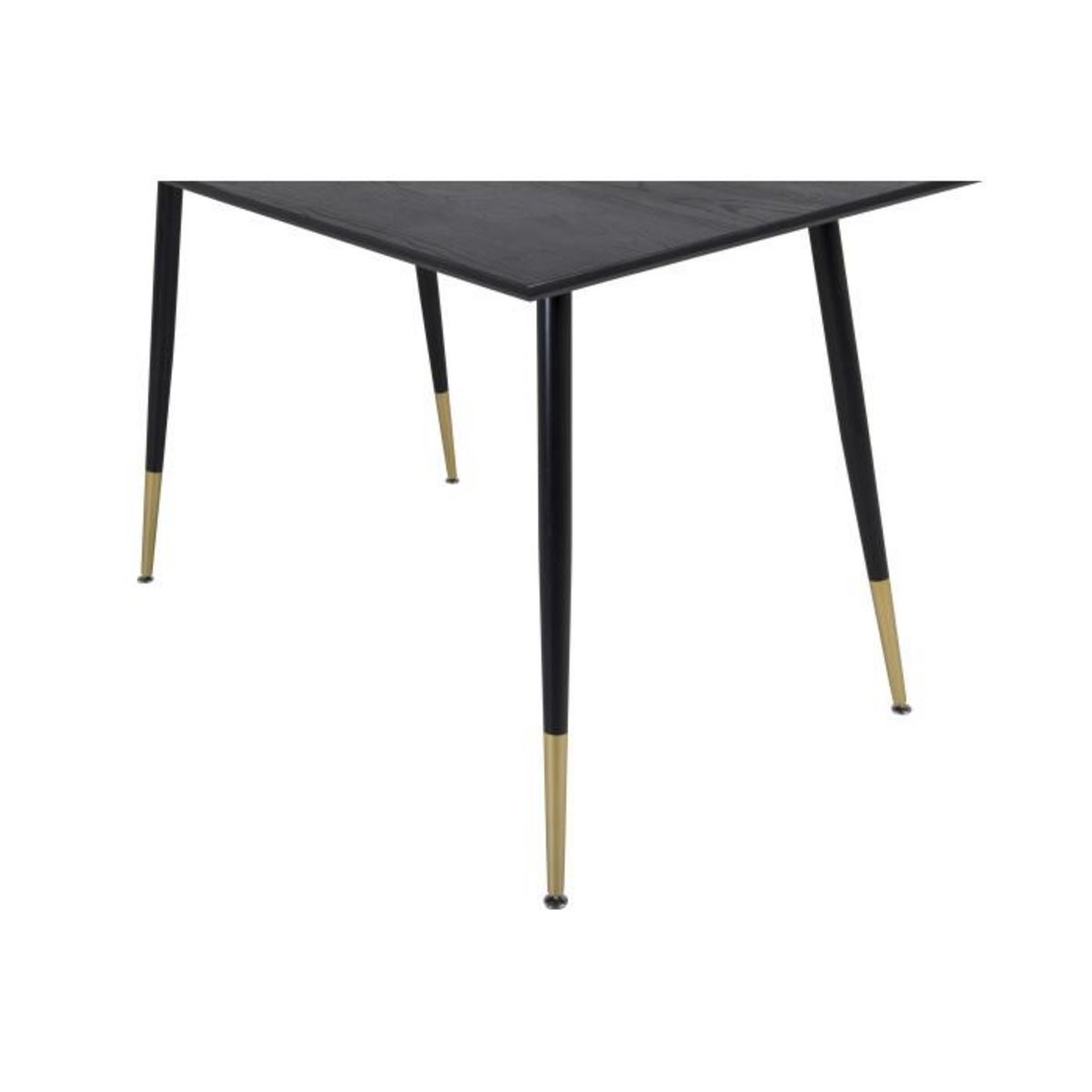 Paris Prix Table à Manger Design  Dipp  120cm Noir & Or