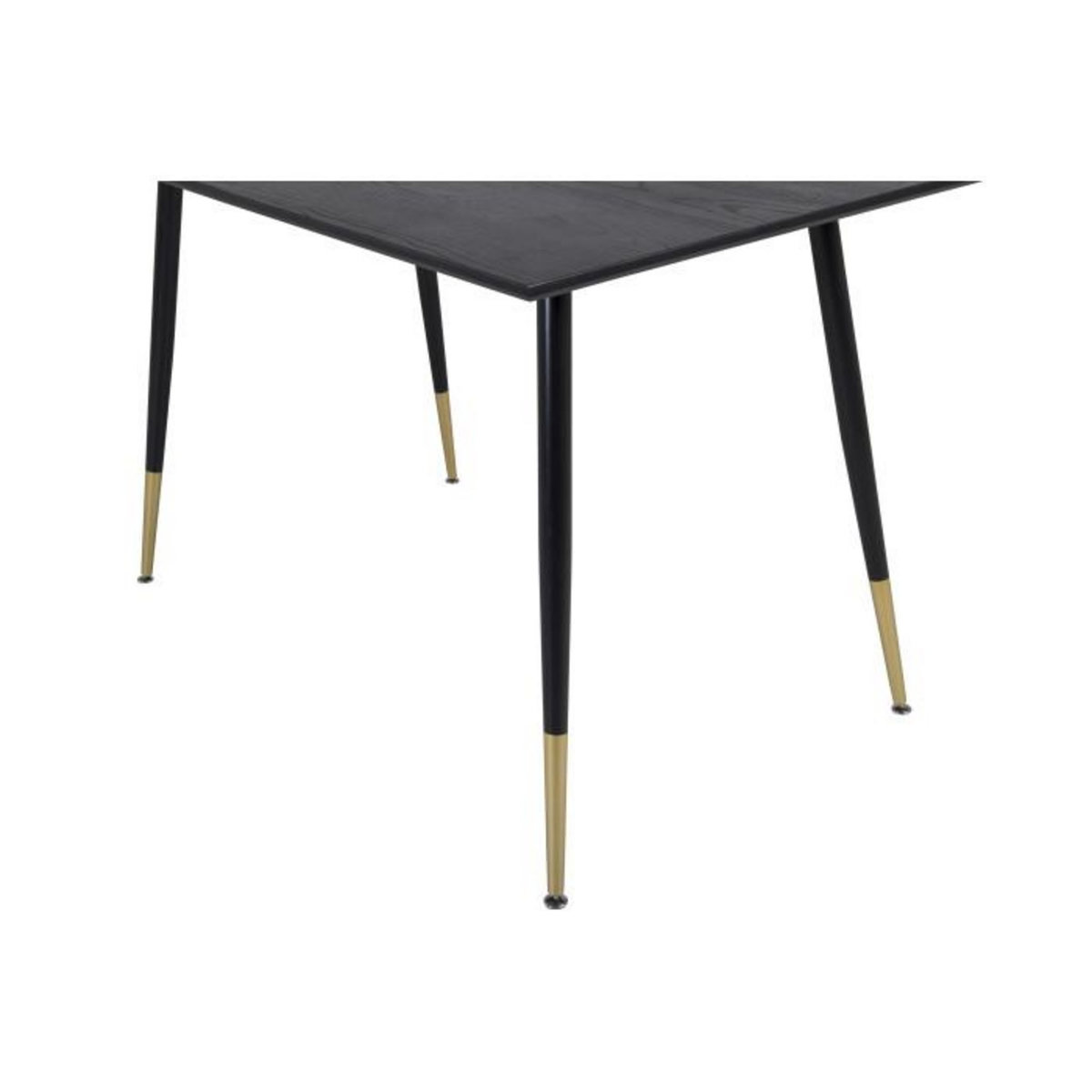 Paris Prix Table à Manger Design  Dipp  120cm Noir & Or