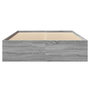 Voir la diapositive 5 : VIDAXL Cadre de lit sans matelas sonoma gris 140x190 cm