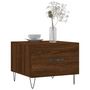 Voir la diapositive 3 : VIDAXL Tables basses 2 pcs chene marron 50x50x40 cm bois d'ingenierie