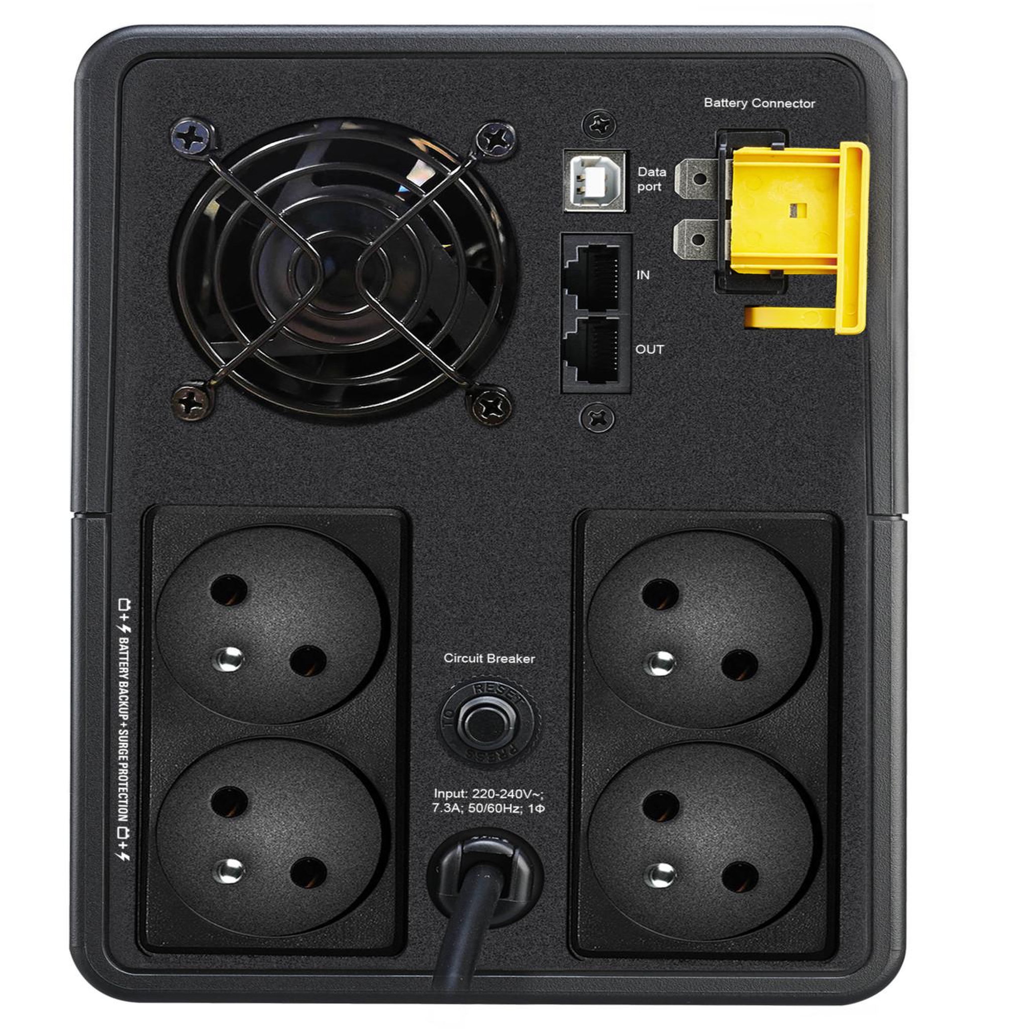 Voir la diapositive 3 : APC Onduleur - APC - Back-UPS BX Series BX1600MI-FR - 900 Watt - 1600 VA