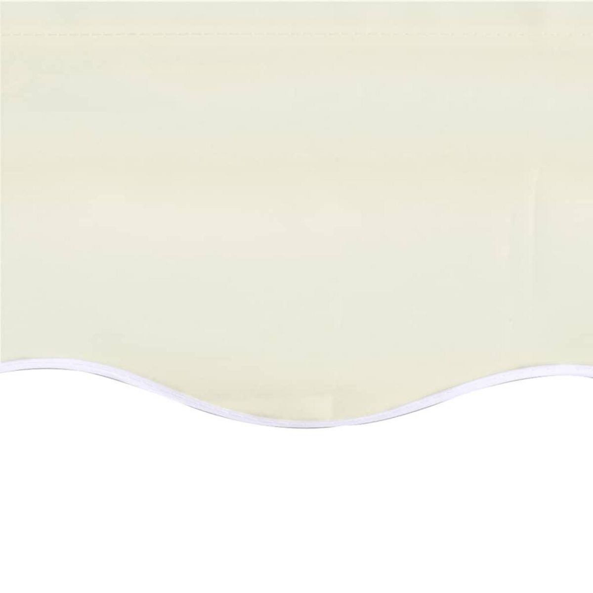 VIDAXL Tissu de remplacement pour auvent Creme 4x3,5 m