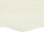 Voir la diapositive 5 : VIDAXL Tissu de remplacement pour auvent Creme 4x3,5 m