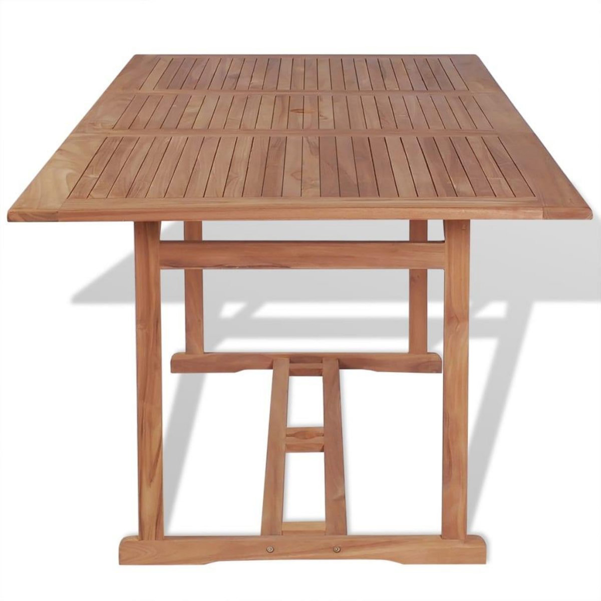 VIDAXL Table de jardin 180x90x75 cm Bois de teck solide
