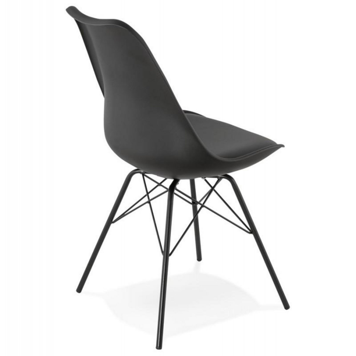 Paris Prix Chaise Design  Tripoli  83cm Noir