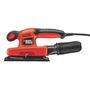 Voir la diapositive 2 : BLACK + DECKER Ponceuse Vibrante 1/3 Feuille Filaire 240W BLACK+DECKER ( Livrée en Coffret + 5 Abrasifs) - KA320EKA-QS