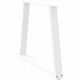 Voir la diapositive 4 : VIDAXL Pieds de table a manger forme de V 3 pcs blanc 70x(72-73,3) cm