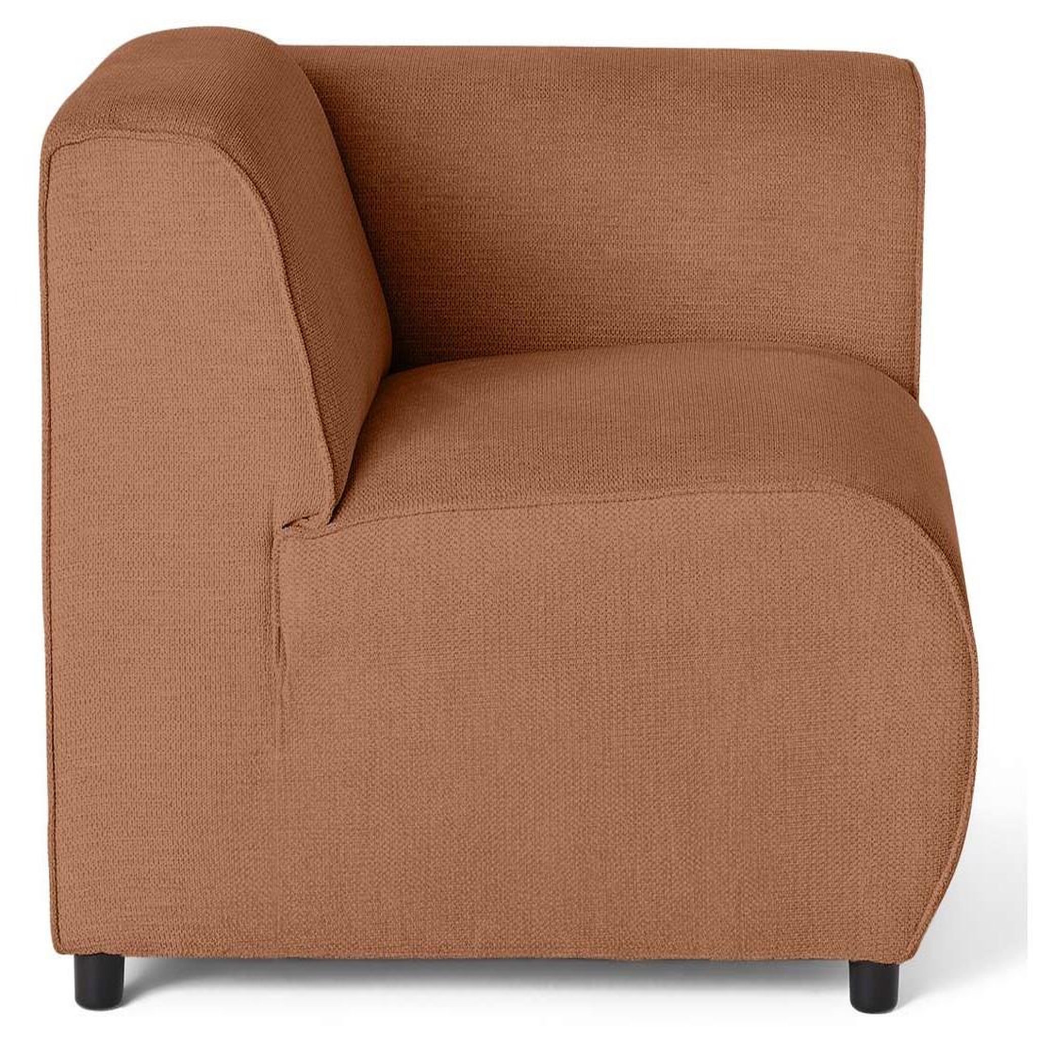 Voir la diapositive 6 : LISA DESIGN Suaro - module d'assise d'angle droit en tissu texturé