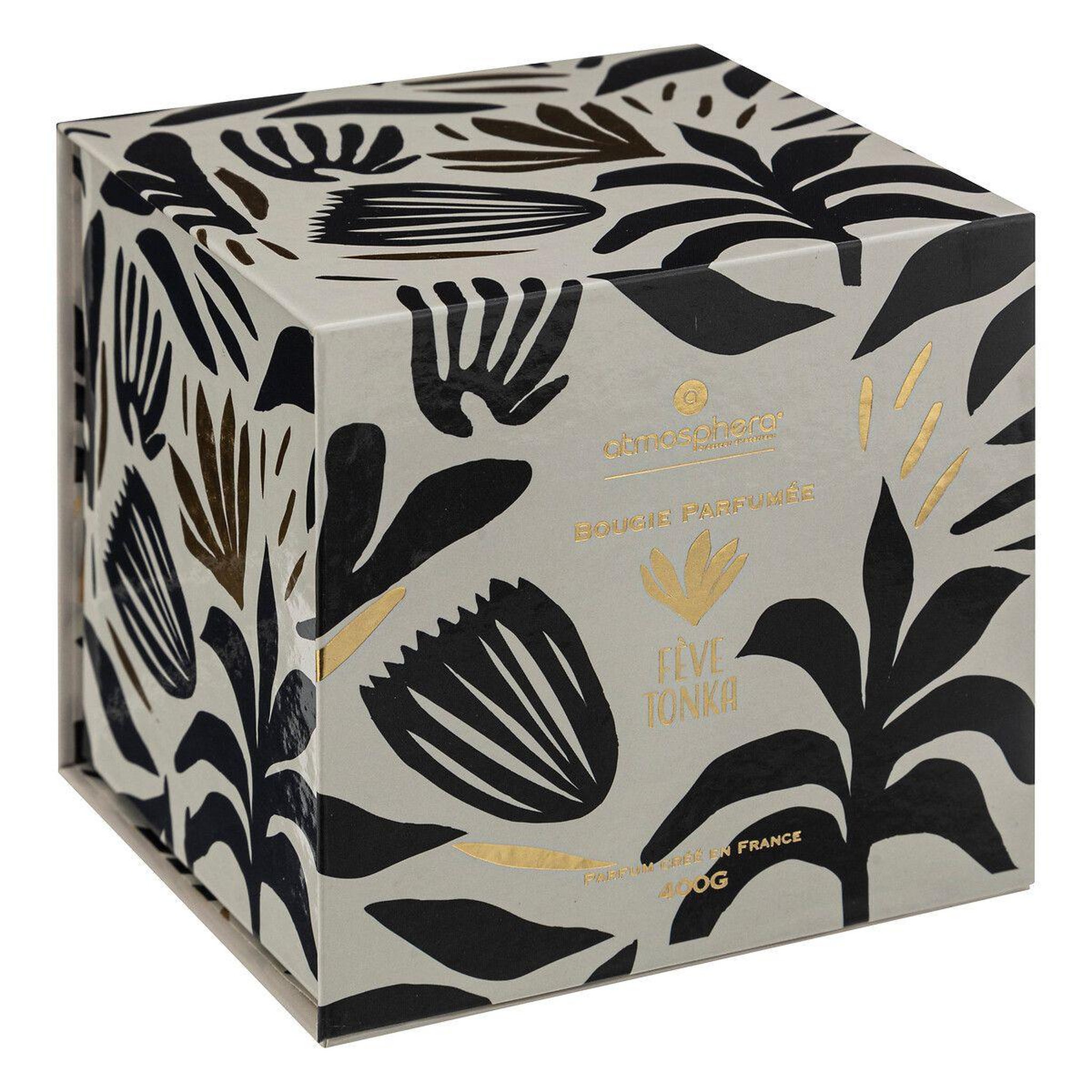 Voir la diapositive 3 : ATMOSPHERA Bougie parfumée  plum  400g fève de tonka