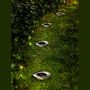 Voir la diapositive 3 : GARDENSTAR Lot de 4 spots en inox led multicolor rvb 11,5 x 13cm