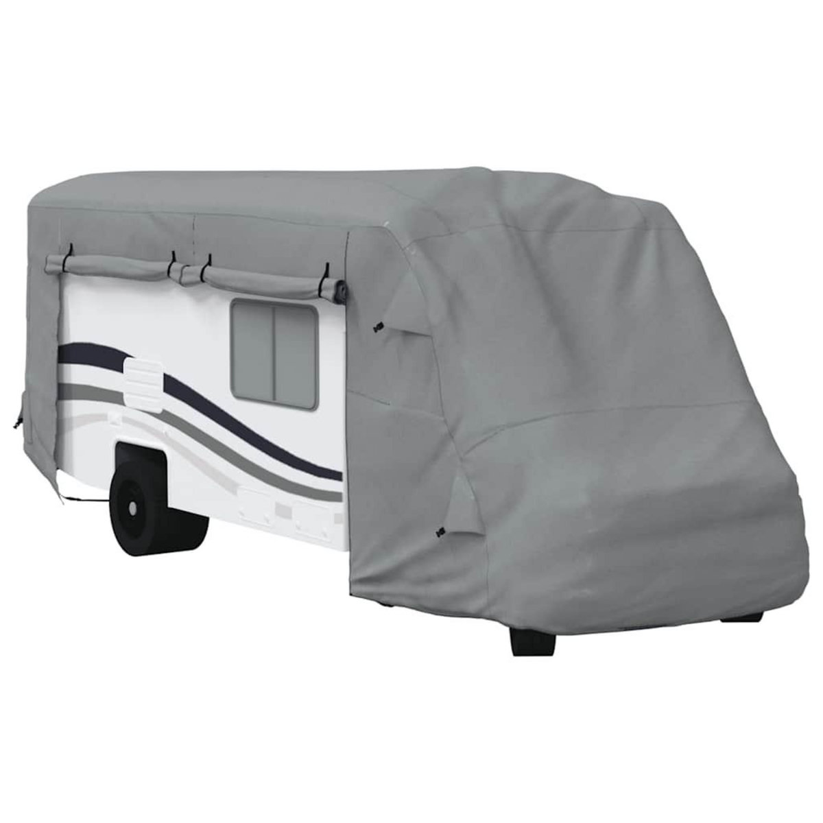 VIDAXL Housses de camping-car gris 660x235x275 cm tissu non tisse