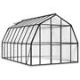 Voir la diapositive 2 : VIDAXL Serre avec cadre de base anthracite 12,63 m^2 Aluminium