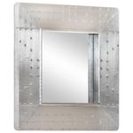 VIDAXL Miroir de style aviation 50x50 cm Metal