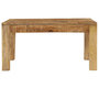 Voir la diapositive 3 : VIDAXL Table basse 80x80x40 cm Bois de manguier massif