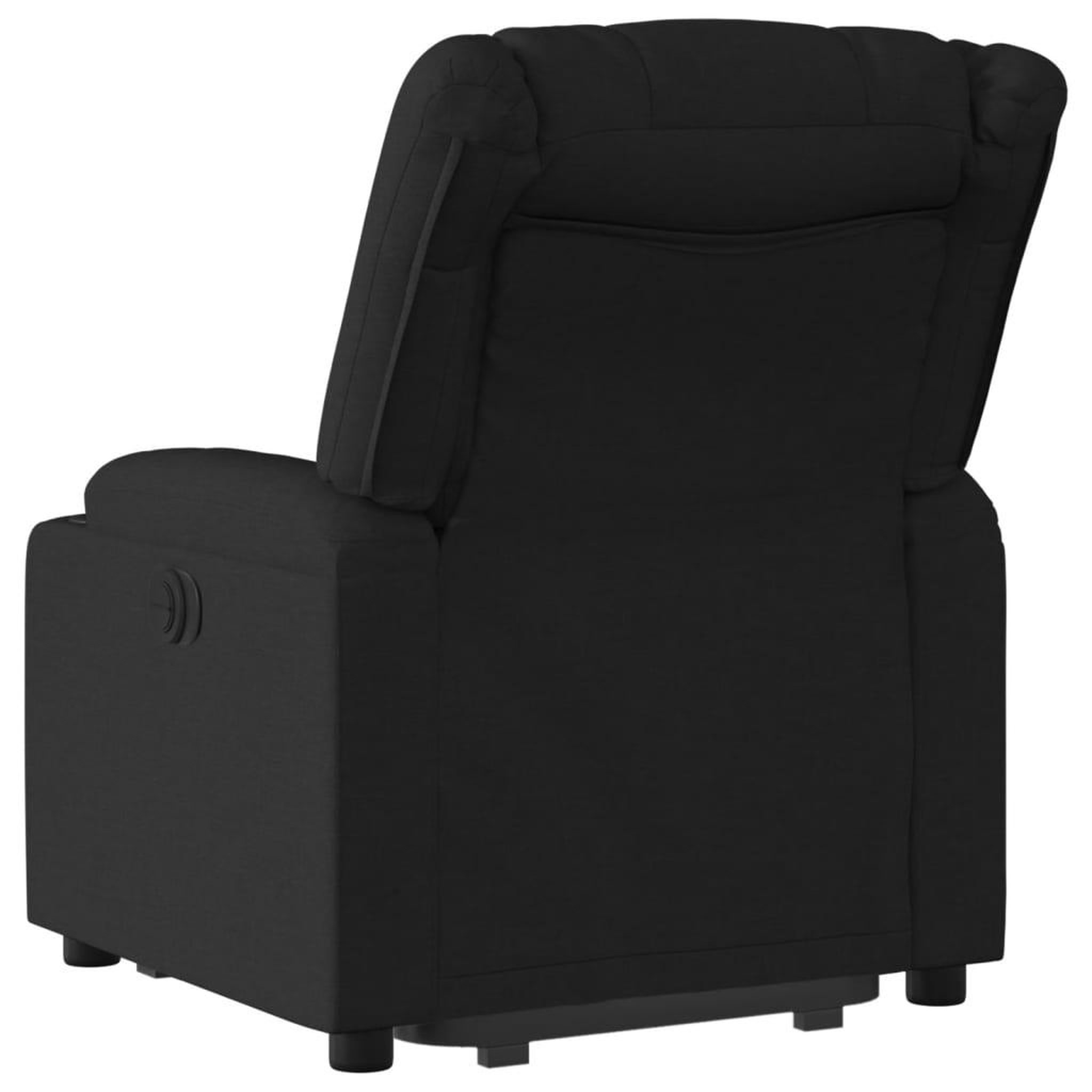 Voir la diapositive 5 : VIDAXL Fauteuil inclinable electrique noir tissu
