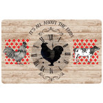 Douceur d'Intérieur Set de table Ferme - 44 x 28,5 cm - Beige