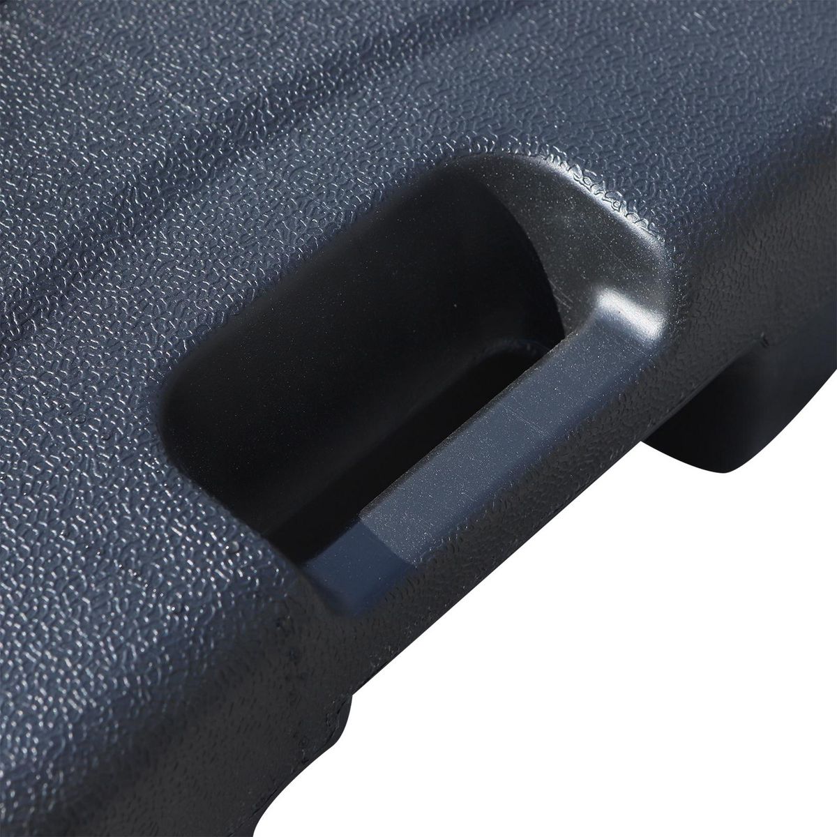 OUTSUNNY Pied de parasol rond base de lestage parasol dim. 46L x 45l x 26H cm HDPE noir