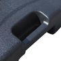 Voir la diapositive 5 : OUTSUNNY Pied de parasol rond base de lestage parasol dim. 46L x 45l x 26H cm HDPE noir
