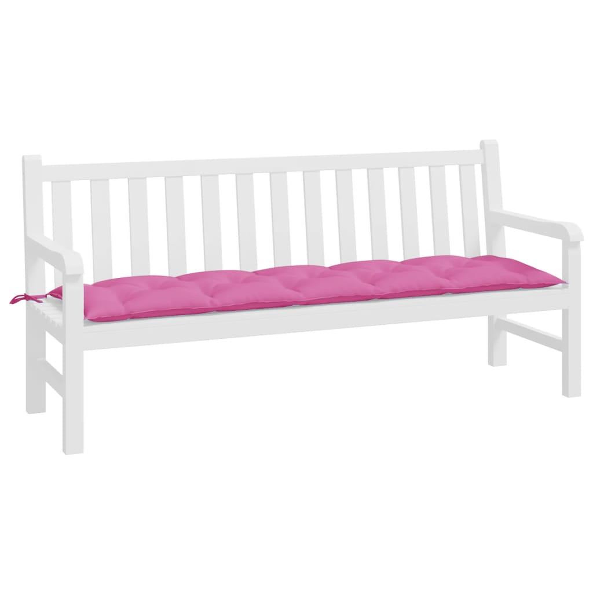 Voir la diapositive 3 : VIDAXL Coussin de banc de jardin rose 180x50x7 cm tissu oxford