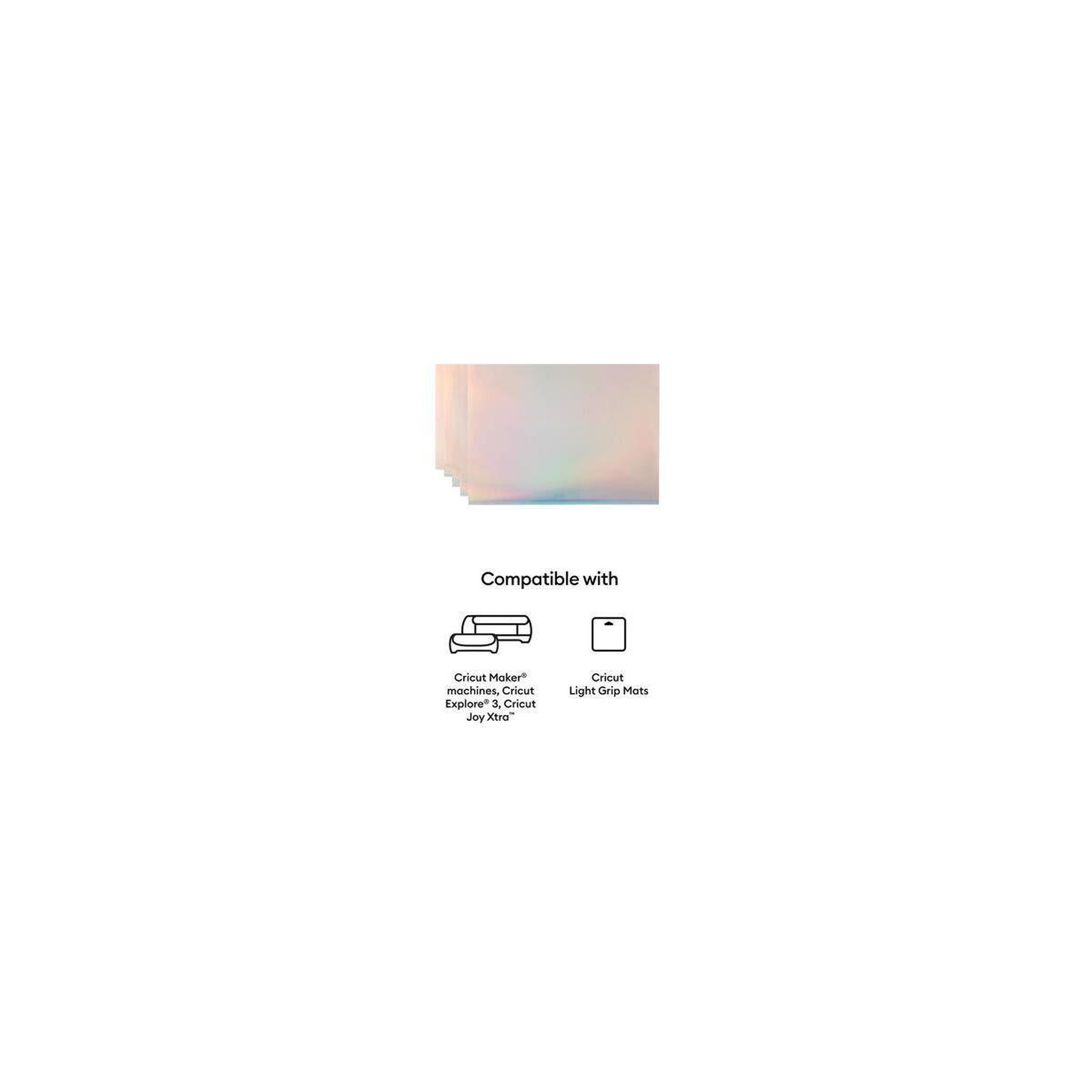 Voir la diapositive 4 : CRICUT Accessoire printable vinyl a4 - 10 sheets (silver)