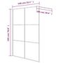 Voir la diapositive 6 : VIDAXL Paroi de douche Noir 140x195 cm Verre ESG transparent
