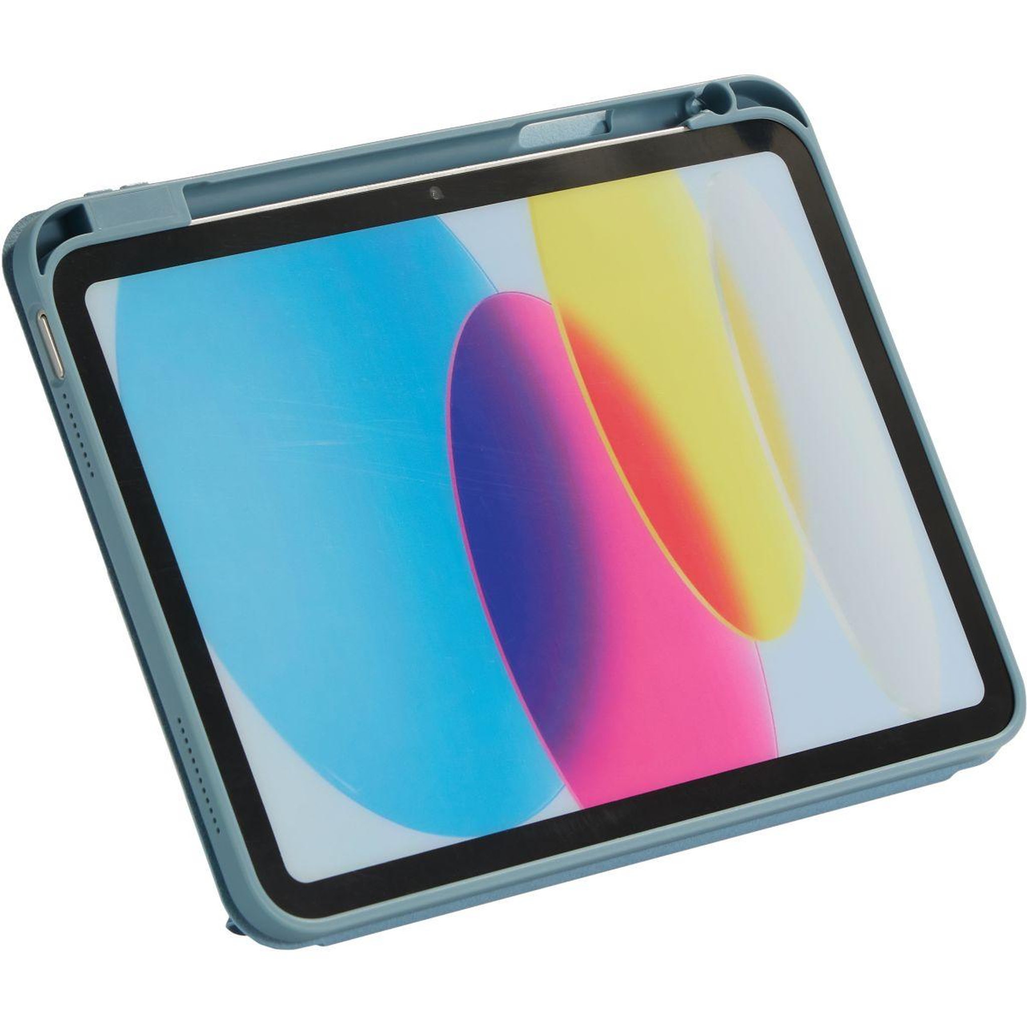 Voir la diapositive 4 : ADEQWAT Coque iPad 10.9/ iPad 11 A16 Bleu