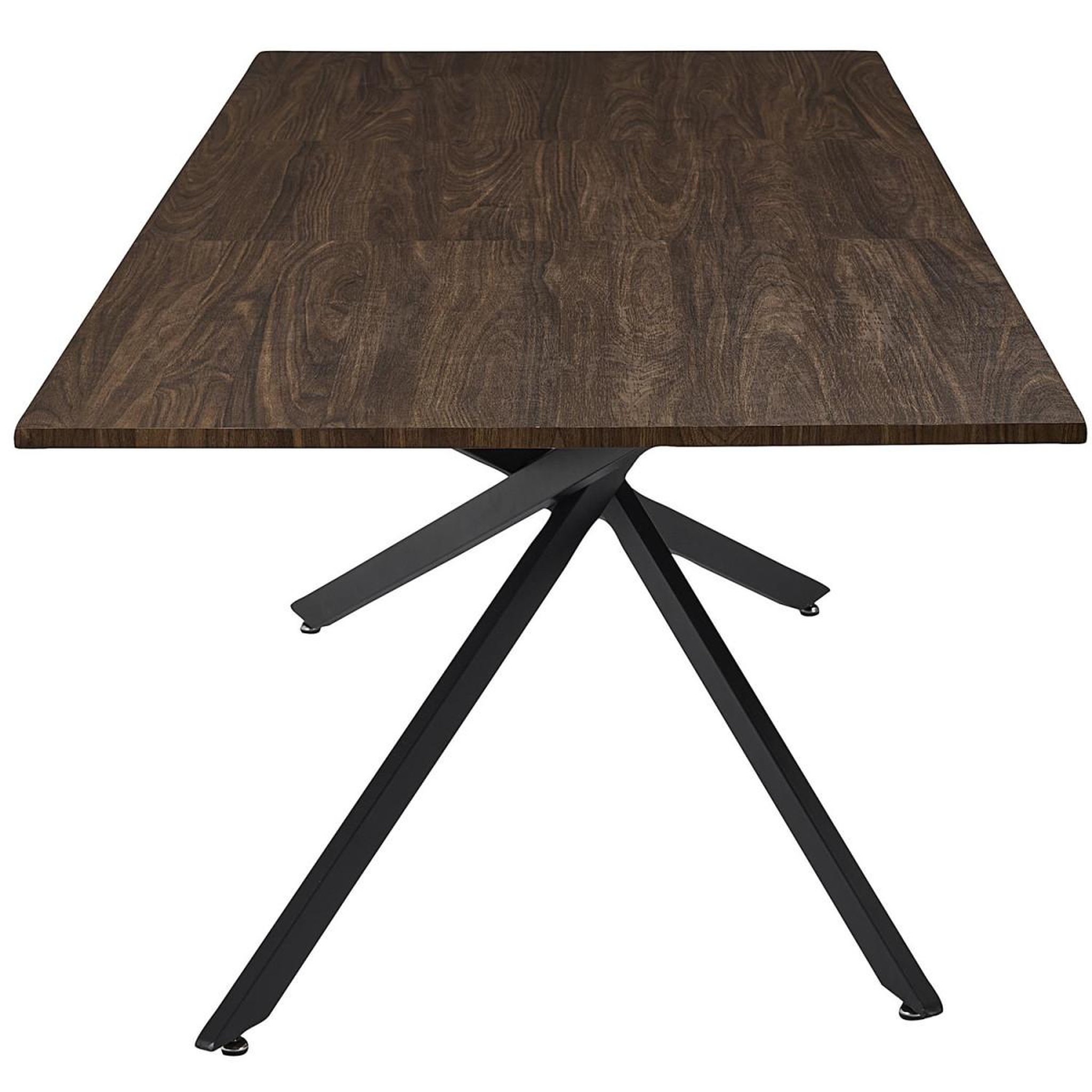 Voir la diapositive 3 : The Home Deco Factory Table à manger extensible  tiffany  150-210cm marron