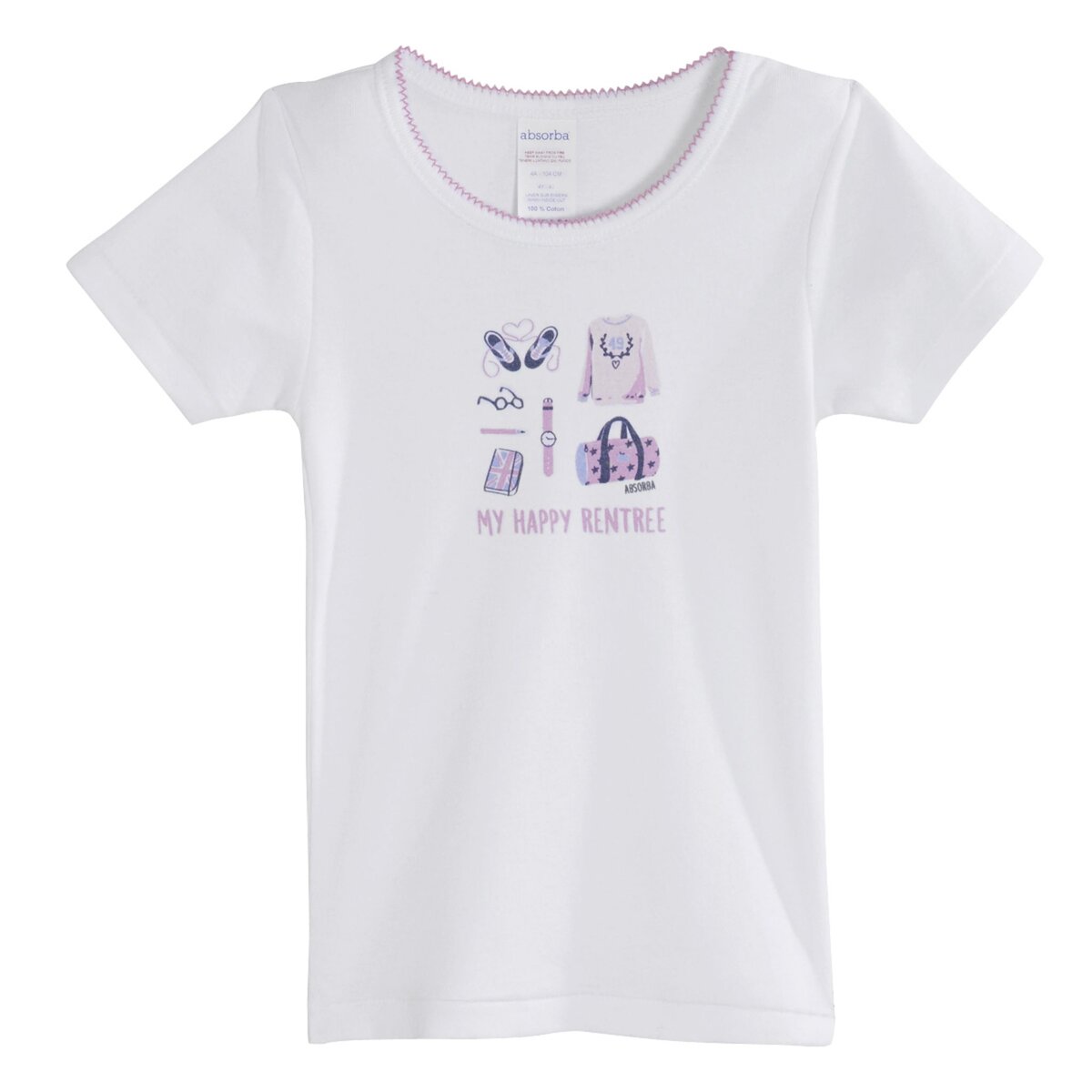 ABSORBA T-shirt manches courtes fille