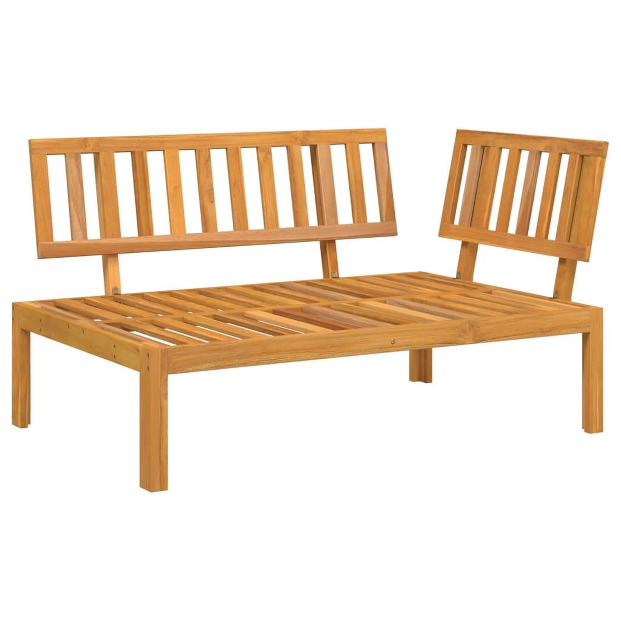 Voir la diapositive 2 : VIDAXL Canape d'angle palette de jardin bois massif d'acacia