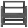 Voir la diapositive 4 : VIDAXL Chaises de jardin lot de 2 gris bois massif de pin