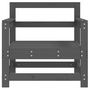 Voir la diapositive 4 : VIDAXL Chaises de jardin lot de 2 gris bois massif de pin