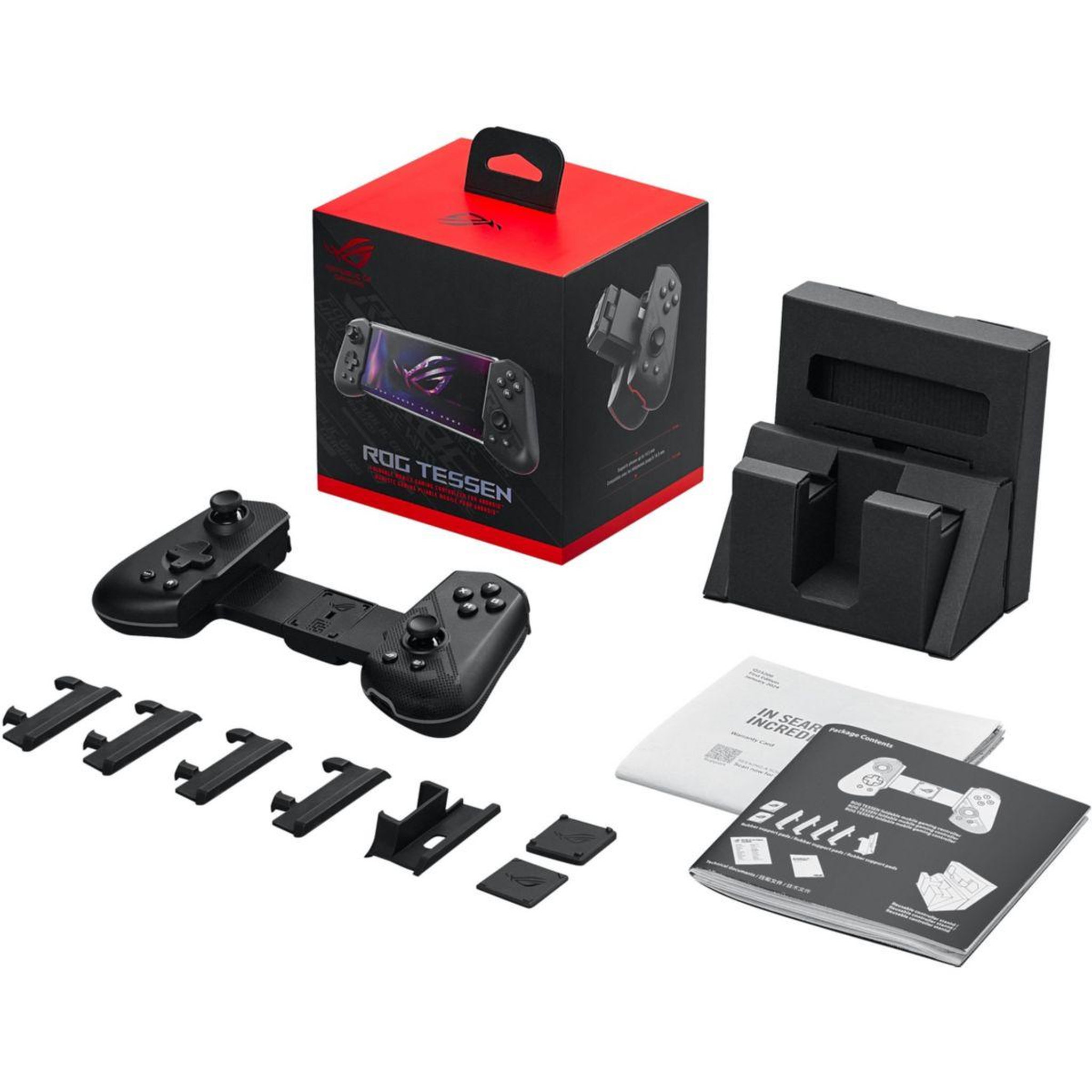 Voir la diapositive 2 : ASUS ASUS ROG Tessen Noir, Gris USB 3.2 Gen 1 (3.1 Gen 1) Manette de jeu Android