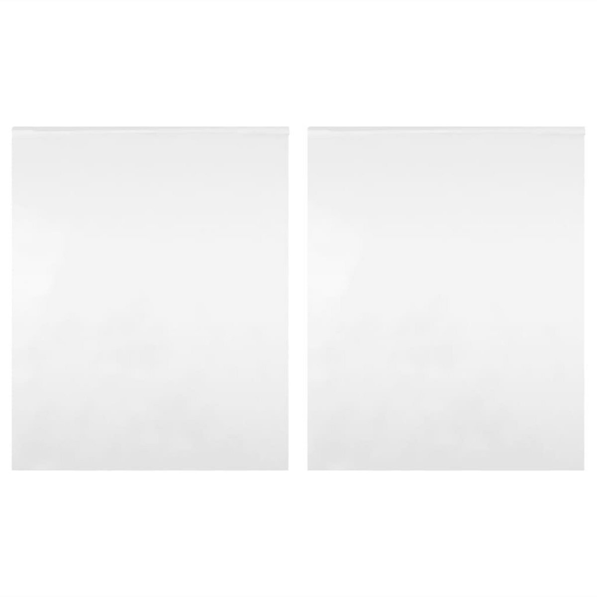 VIDAXL Films de miroir 2 pcs auto-adhesive 90x100 cm PET