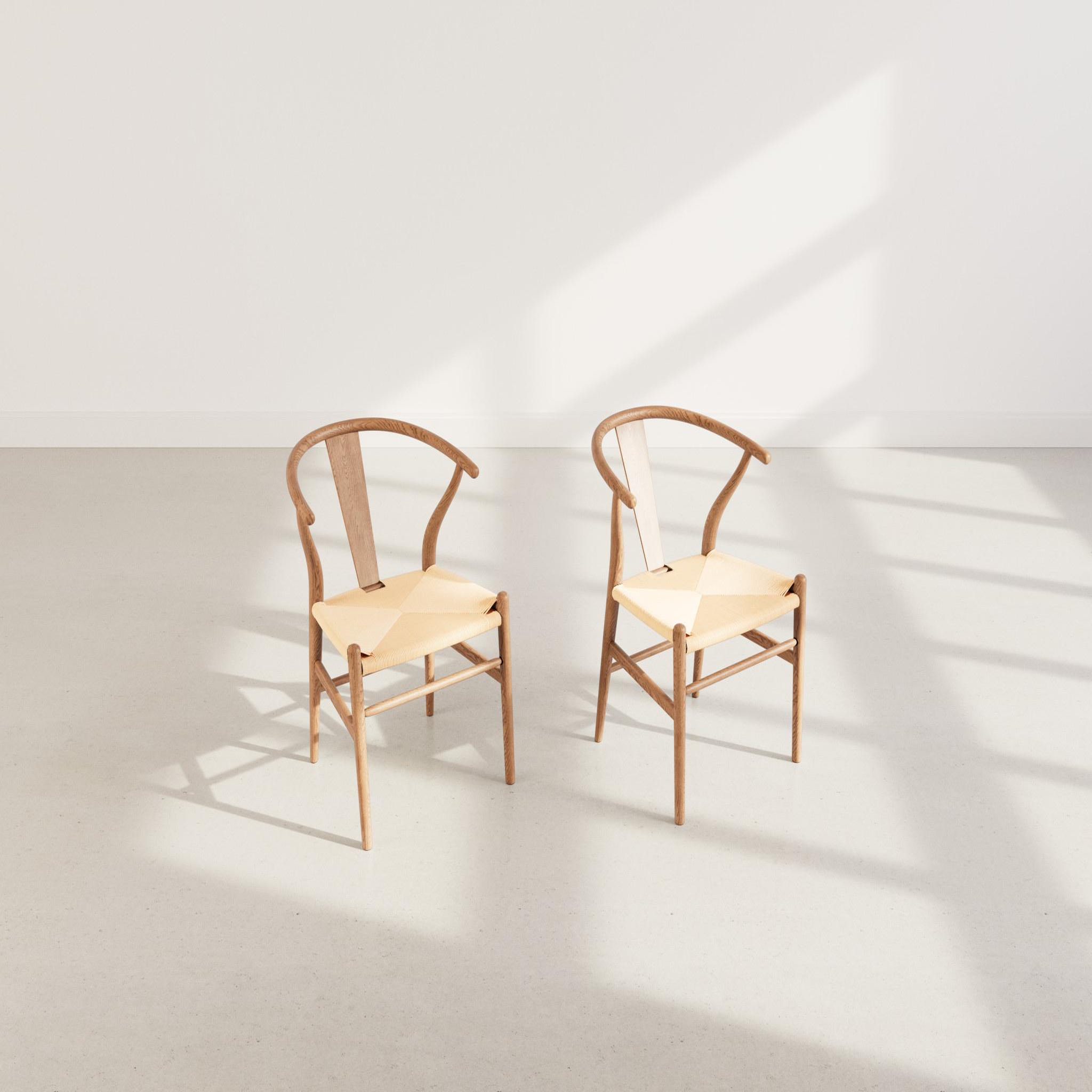 Voir la diapositive 6 : BEST MOBILIER Bergen - lot de 2 chaises - bois d'hêtre
