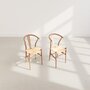 Voir la diapositive 6 : LISA DESIGN Bergen - lot de 2 chaises - bois d'hêtre