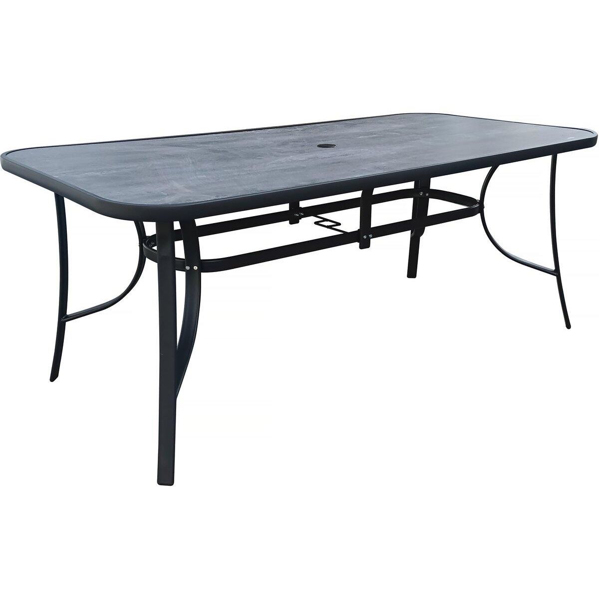 Habitat et Jardin Table de jardin  Cordoba  - Phoenix - 8 places - Gris effet marbre