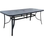 Habitat et Jardin Table de jardin  Cordoba  - Phoenix - 8 places - Gris effet marbre
