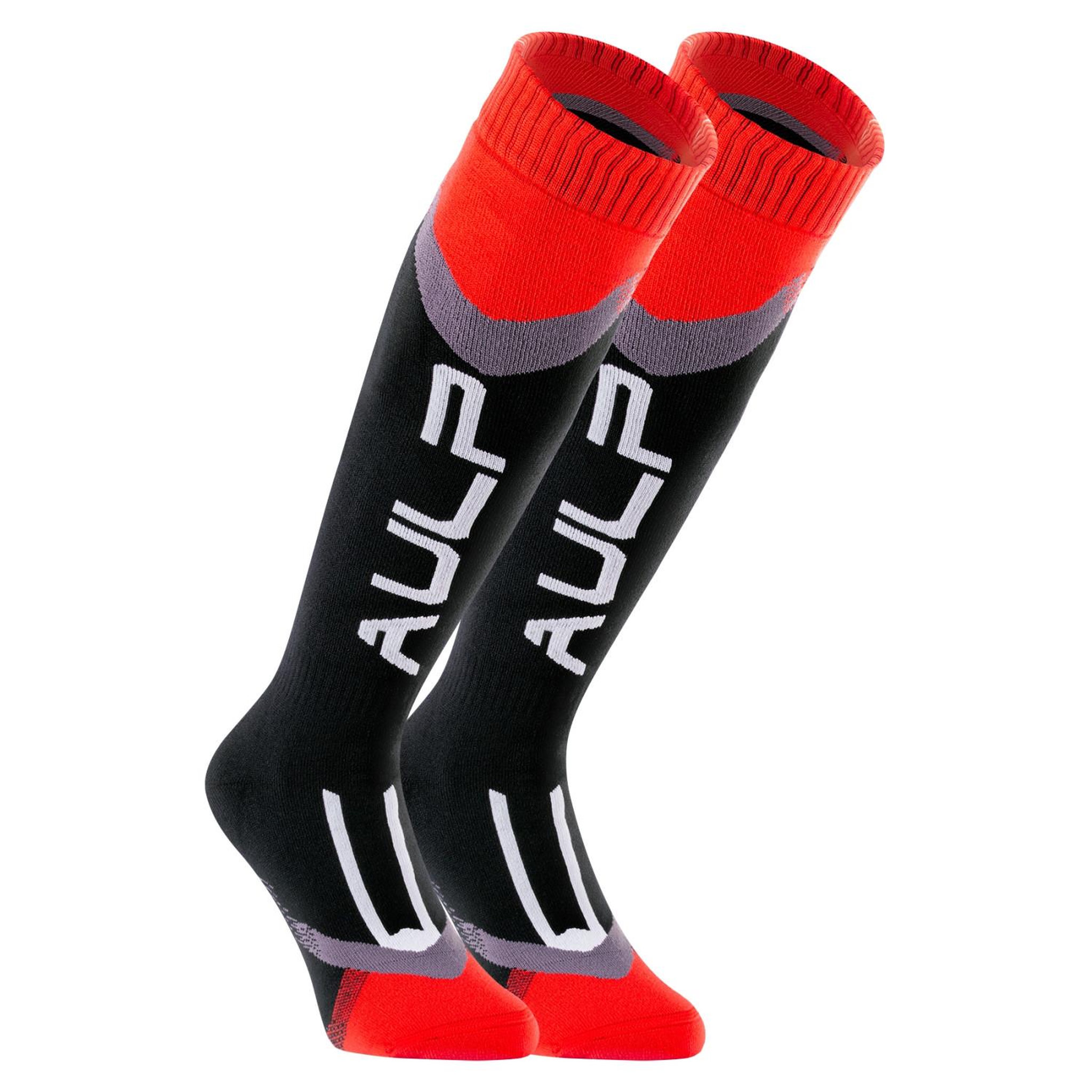 AULP Chaussettes de ski aulp access black. Coloris disponibles : Noir