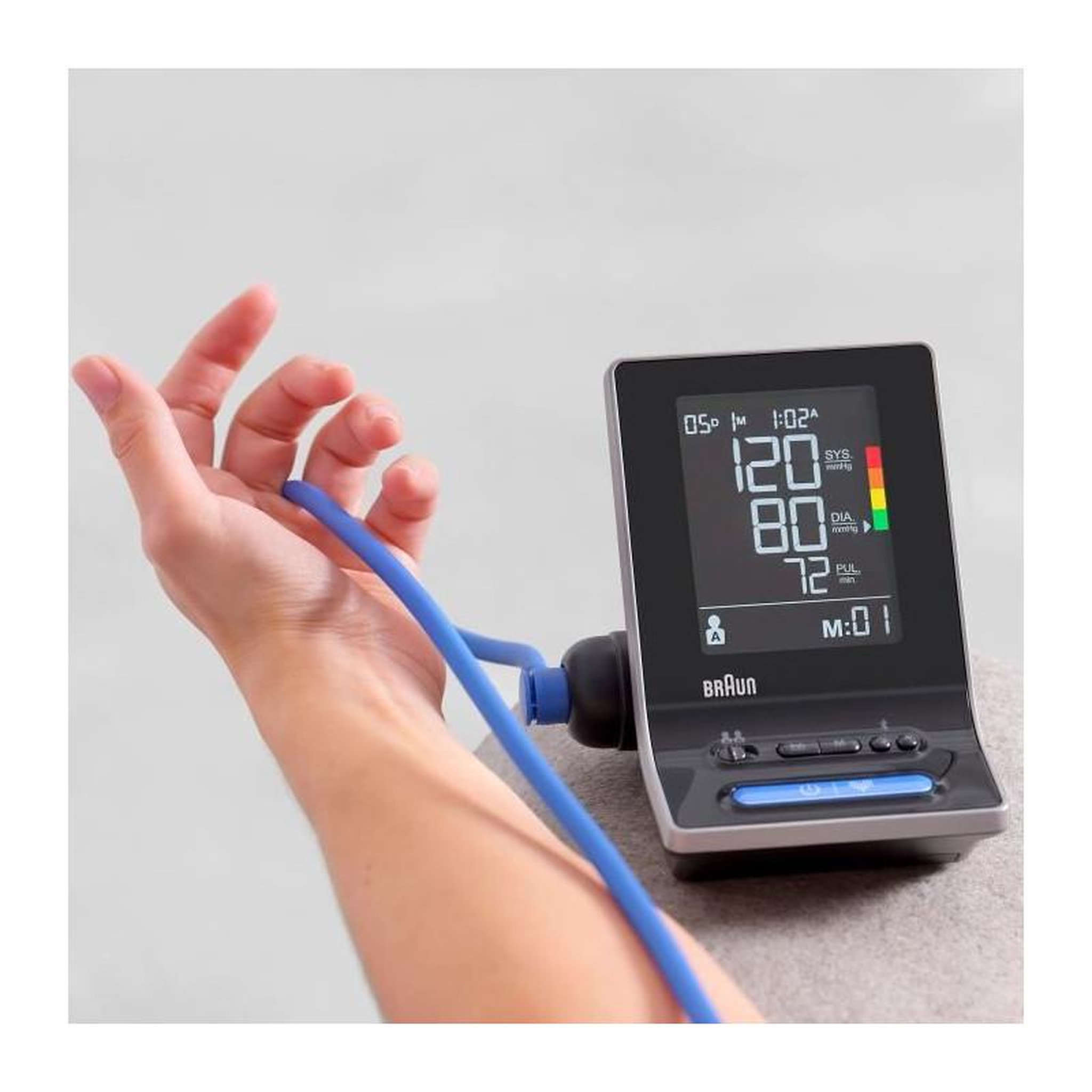 Voir la diapositive 4 : BRAUN Tensiometre bras - BRAUN - BUA6350EU - Connecté Exacfit 5