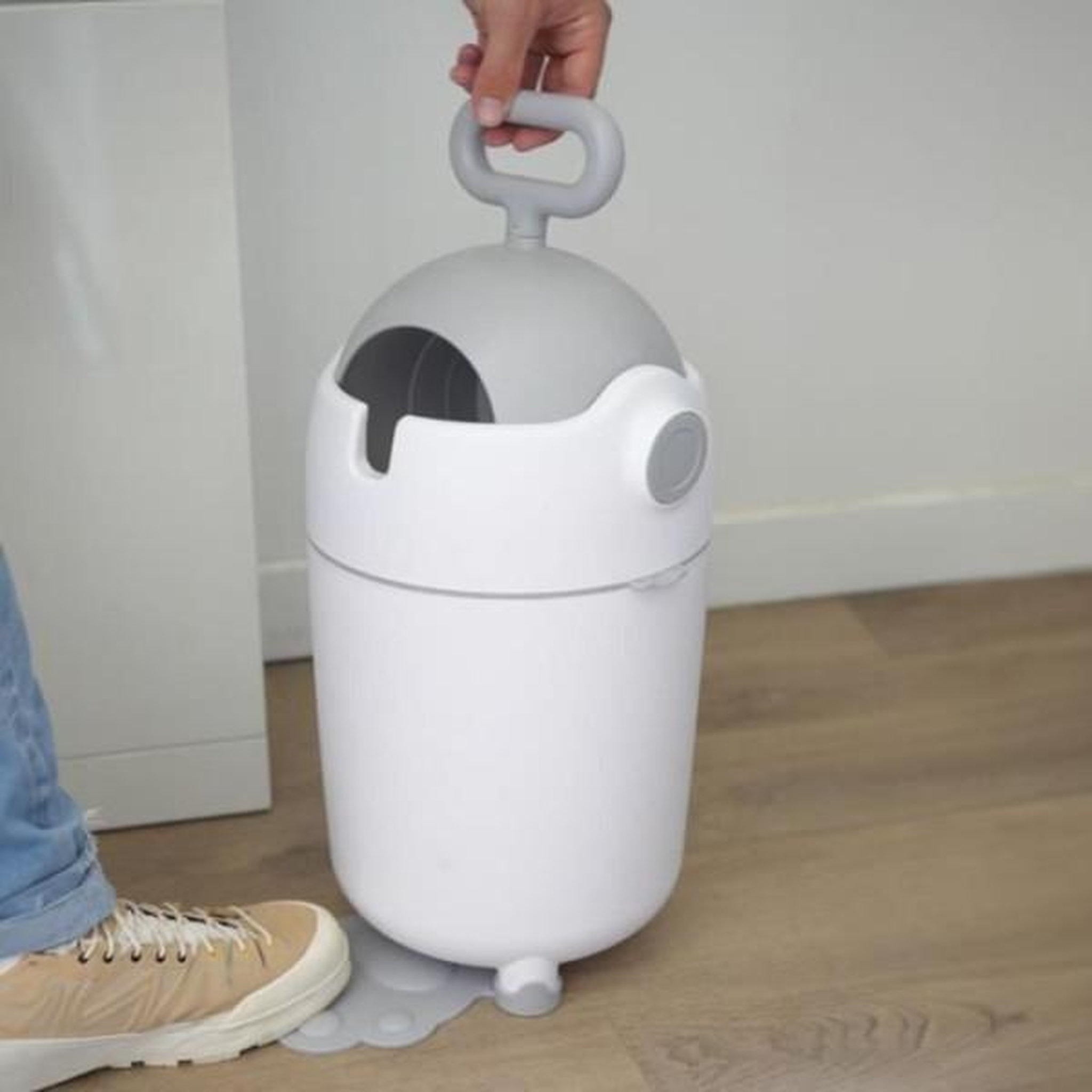 Voir la diapositive 4 : THERMOBABY Poubelle a couches - THERMOBABY - Sans recharge spécifique