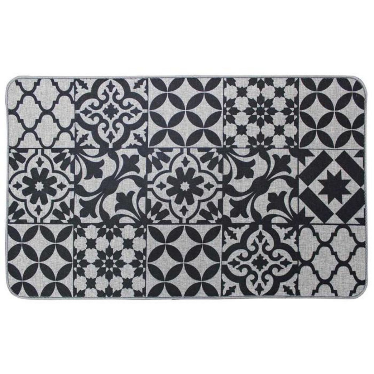 Paris Prix Tapis Tissé Imprimé  Bizancia  45x75cm Gris