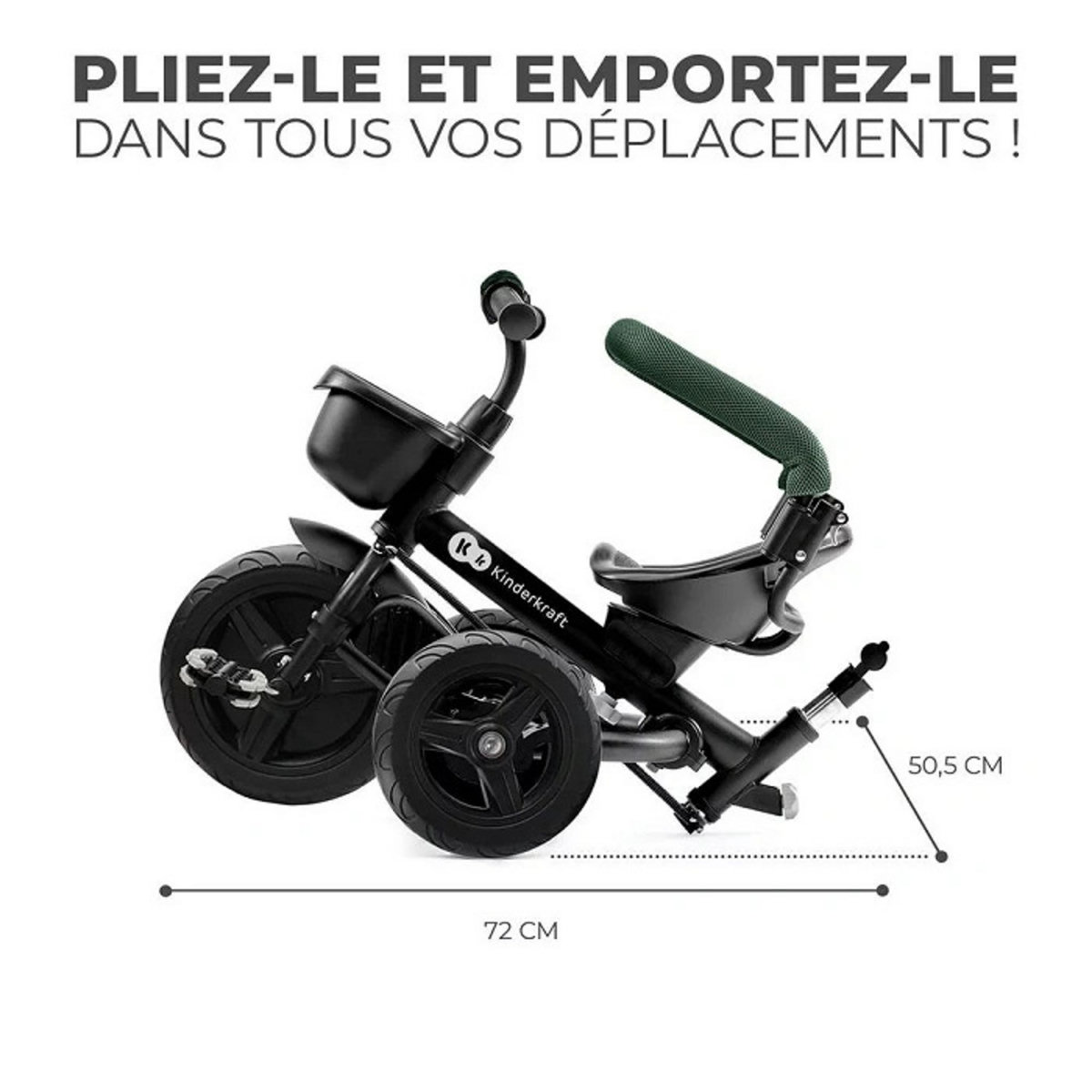 KINDERKRAFT Tricycle évolutif Aveo bébé