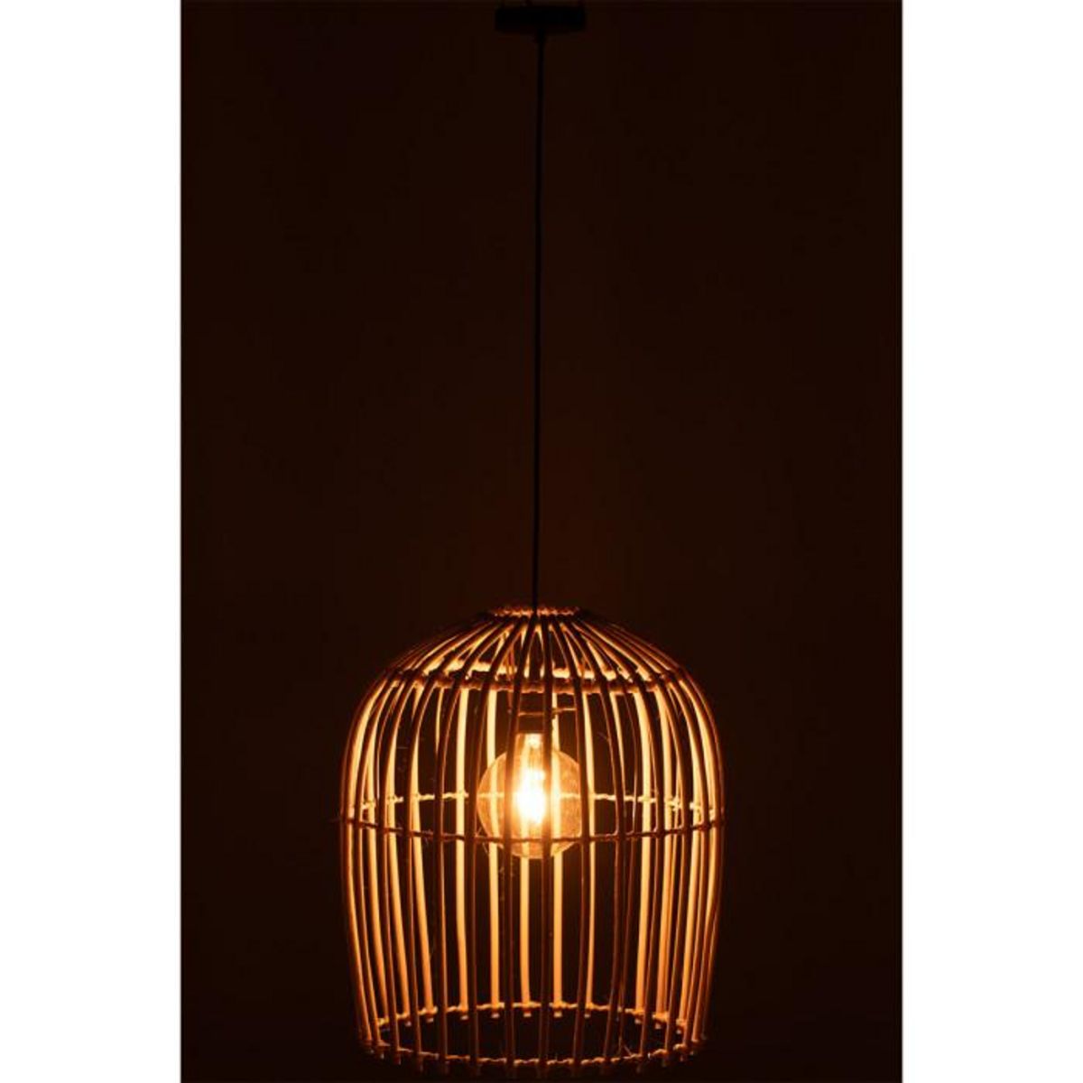 Paris Prix Lampe Suspension en Rotin  Wie  48cm Naturel