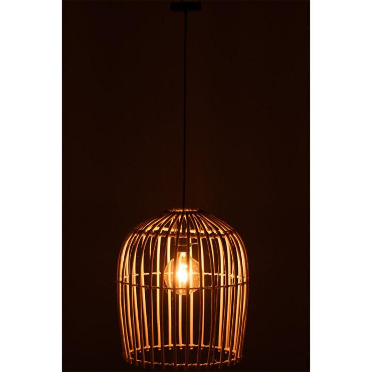 Paris Prix Lampe Suspension en Rotin  Wie  48cm Naturel