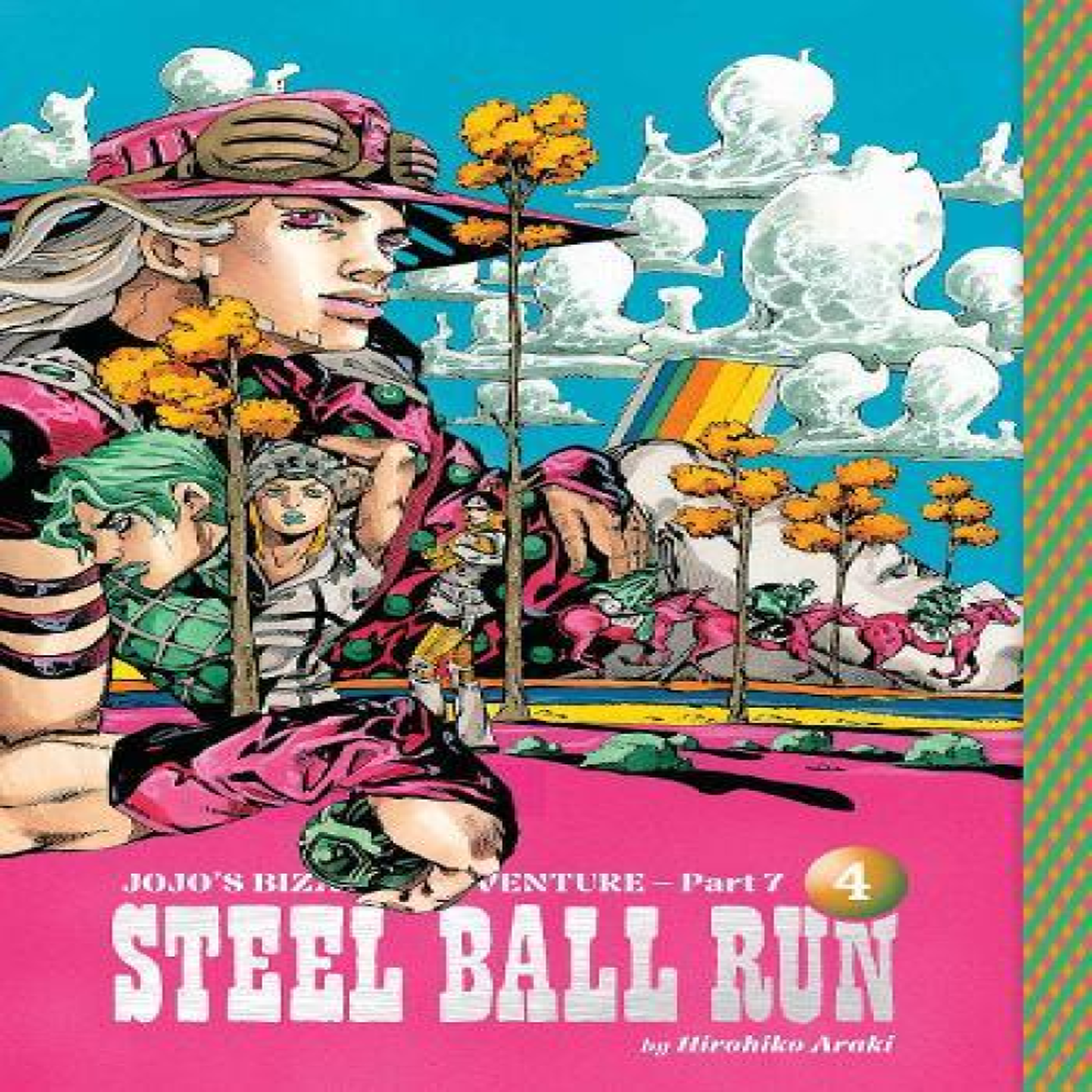 LIVRES JoJo's Bizarre Adventure: Part 7--Steel Ball Run, Vol. 4