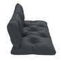 Voir la diapositive 5 : OUTSUNNY Ensemble de 2 coussins d'extérieur assise dossier canapé gris