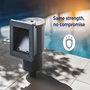 Voir la diapositive 4 : GRE Skimmer pour piscine acier Gris - Gré